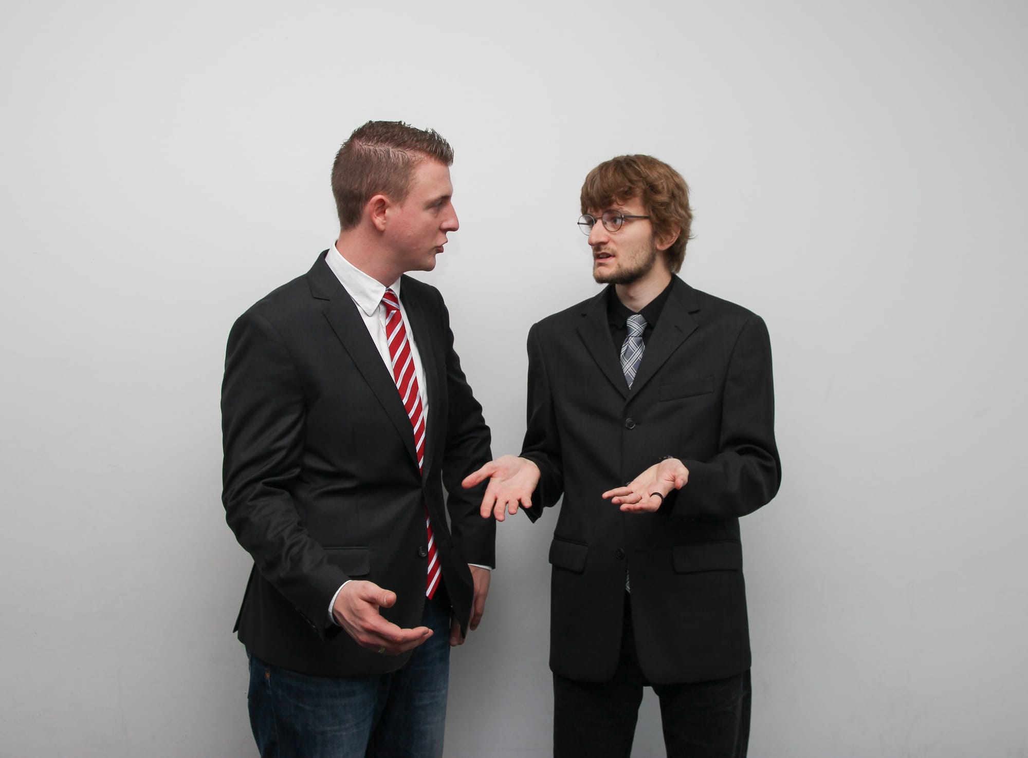 Two men arguing