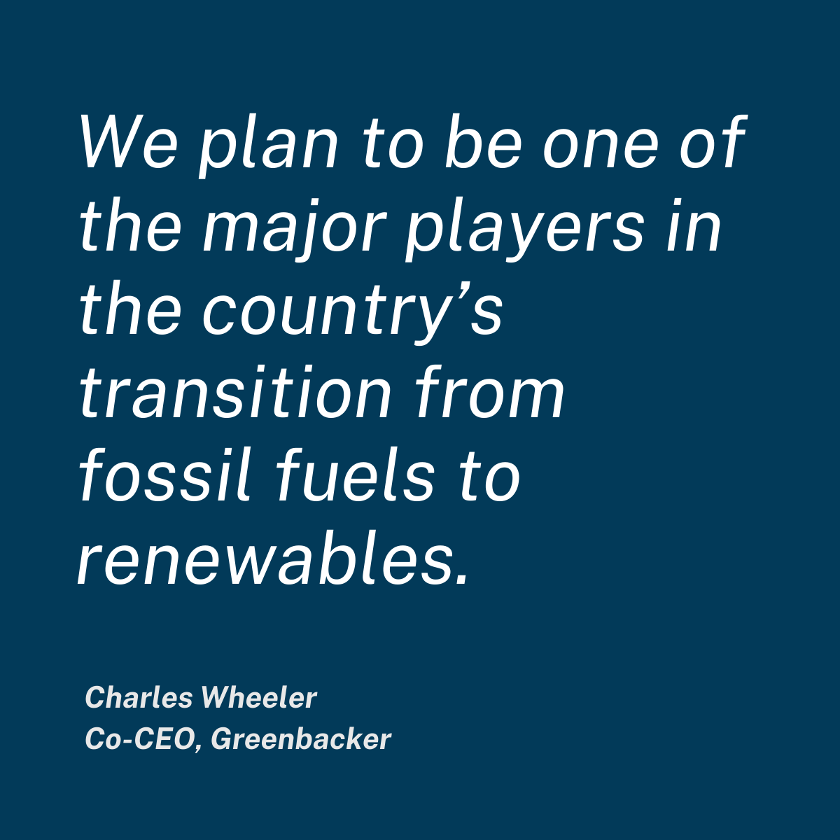 Charles Wheeler - Quote
