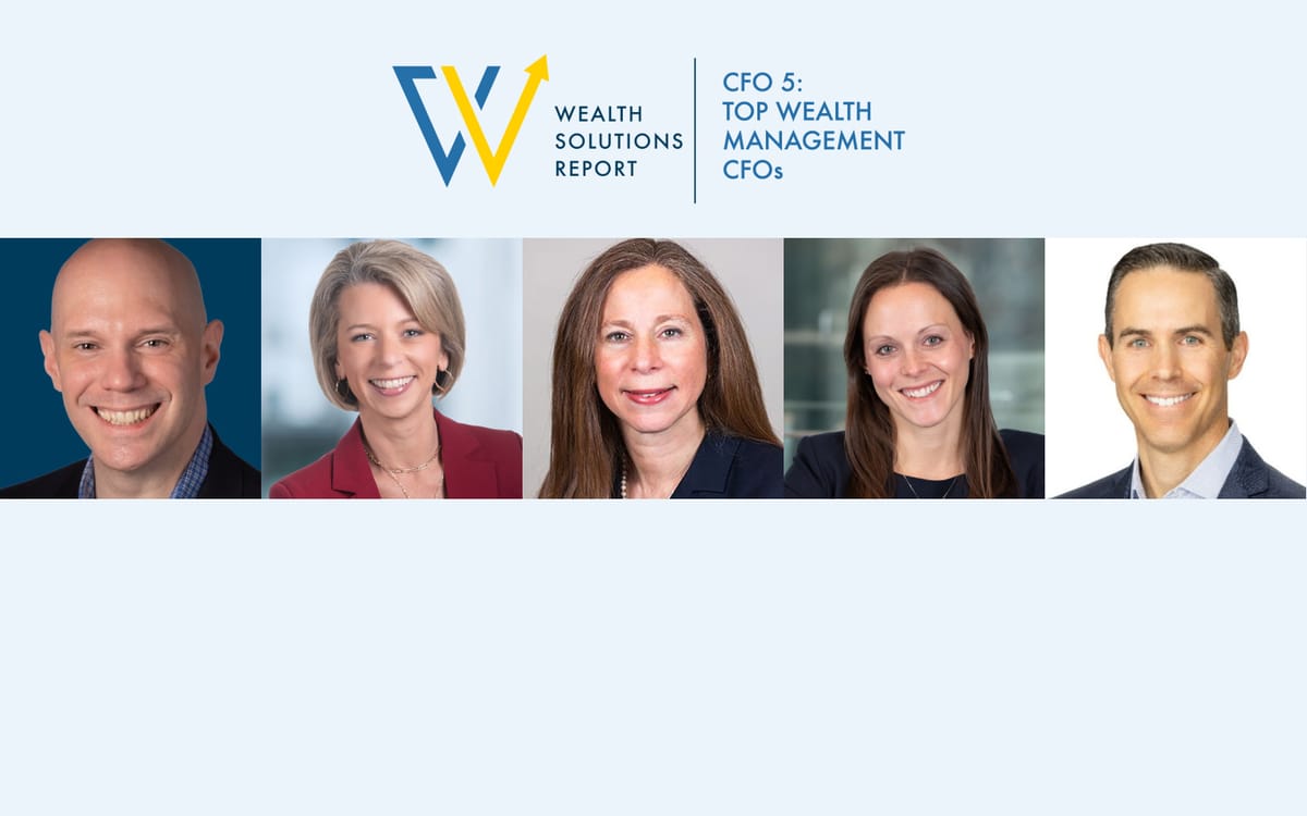 WSR Honors Second Annual CFO 5 – Top Wealth Management CFOs